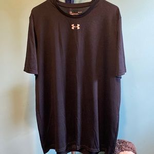 Under Armour Men’s Large Loose Fit Heatgear Short Sleeve Tee Black